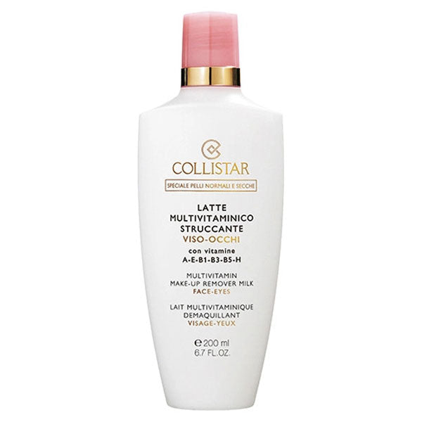 COLLISTAR LATTE MULTIVITAMINICO STRUCCANTE VISO-OCCHI 200 ML - Tre Pi Profumerie