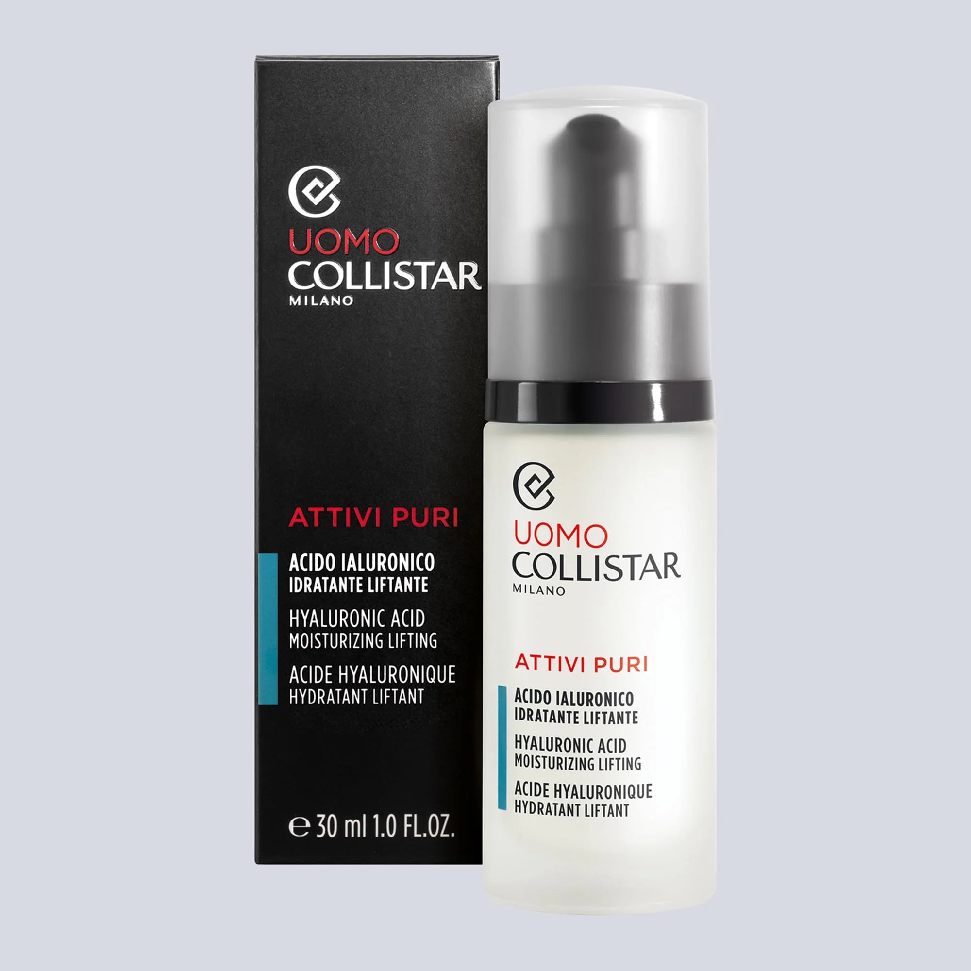 COLLISTAR LINEA UOMO ATTIVI PURI ACIDO IALURONICO IDRATANT 30ML