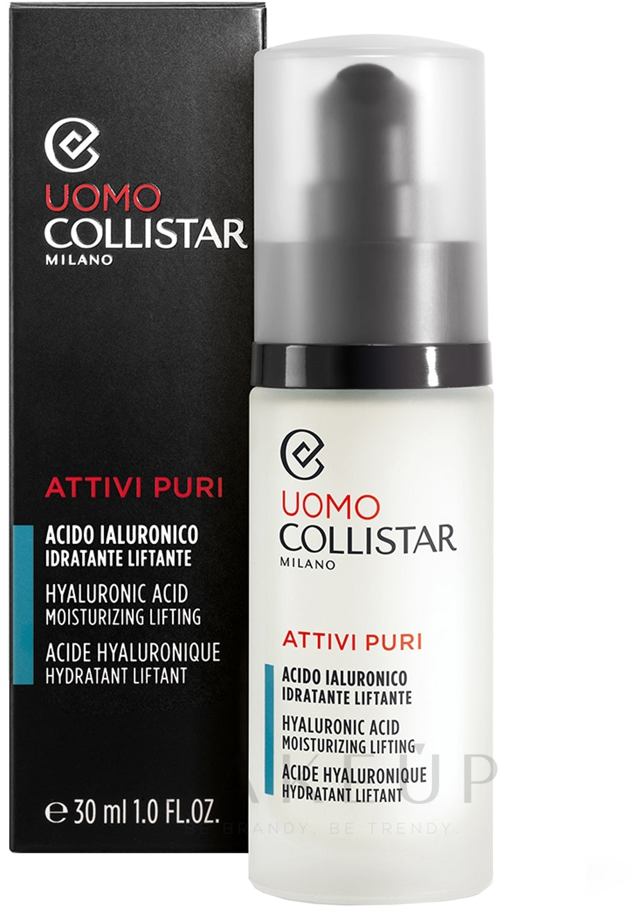 COLLISTAR LIGNE HOMME ACTIFS PURS ACIDE HYALURONIQUE HYDRATANT 30ML