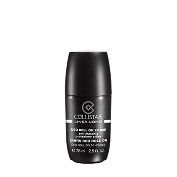COLLISTAR LINEA UOMO DEODORANTE ROLL ON 24 ORE ANTI MACCHIA 75ML - Tre Pi Profumerie