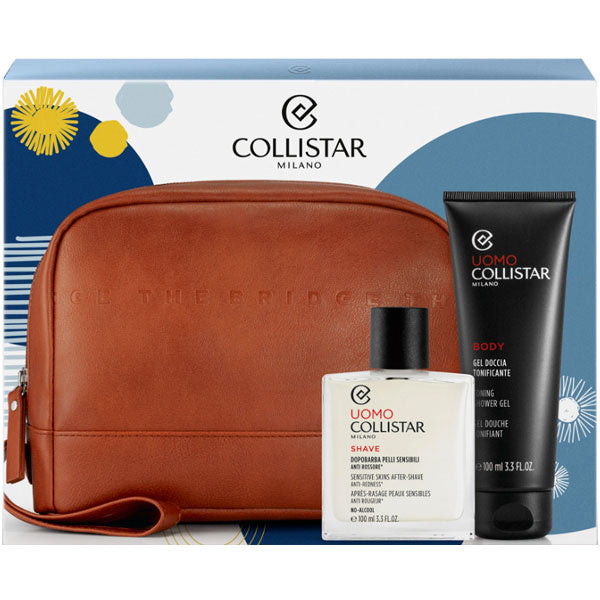 COLLISTAR UOMO COFANETTO DOPOBARBA PELLI SENSIBILI + GEL DOCCIA - Tre Pi Profumerie