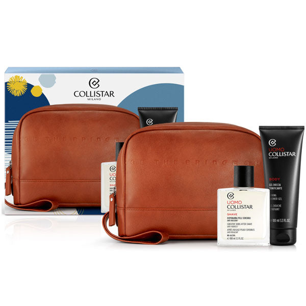COLLISTAR UOMO COFANETTO DOPOBARBA PELLI SENSIBILI + GEL DOCCIA - Tre Pi Profumerie
