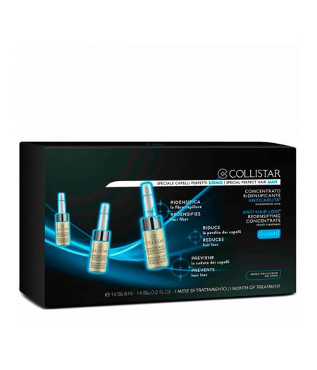 COLLISTAR UOMO CONCENTRATO RIDENSIFICANTE ANTICADUTA 14 FIALE - Tre Pi Profumerie