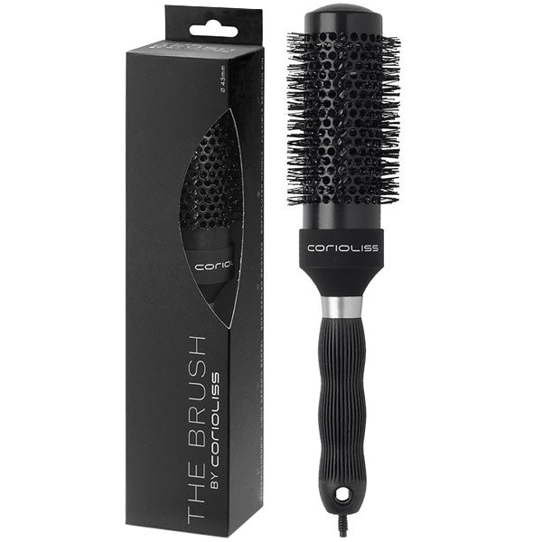 CORIOLISS BRUSH SPAZZOLA BLACK MEDIUM 43 MM - Tre Pi Profumerie