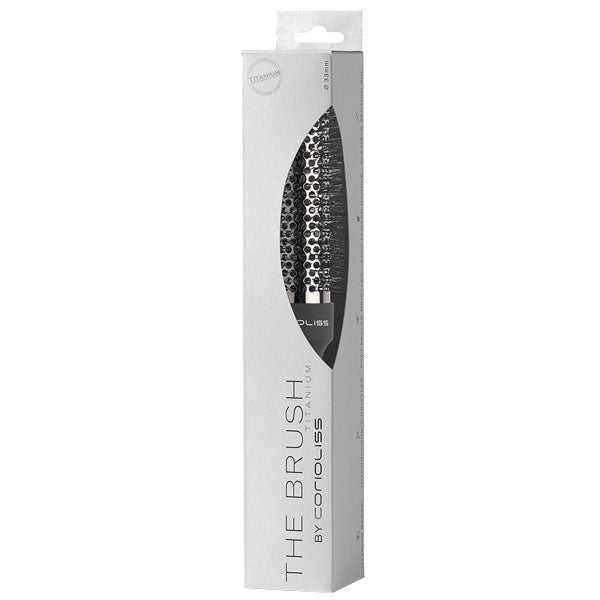 CORIOLISS BRUSH SPAZZOLA TITANIUM 33 MM - Tre Pi Profumerie