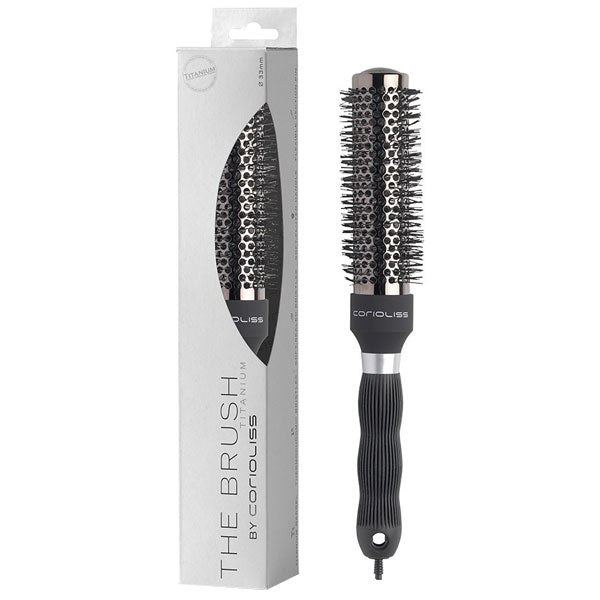 CORIOLISS BRUSH SPAZZOLA TITANIUM 33 MM - Tre Pi Profumerie