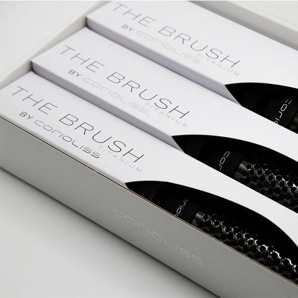 CORIOLISS BRUSH SPAZZOLA TITANIUM KIT 3 SPAZZOLE - Tre Pi Profumerie