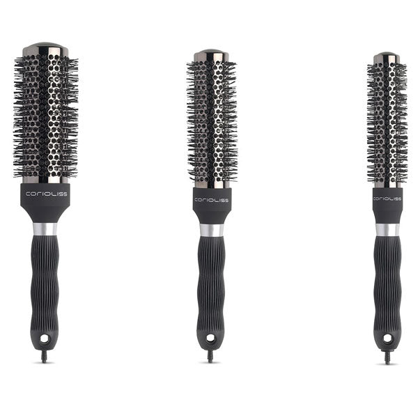 CORIOLISS BRUSH SPAZZOLA TITANIUM KIT 3 SPAZZOLE - Tre Pi Profumerie