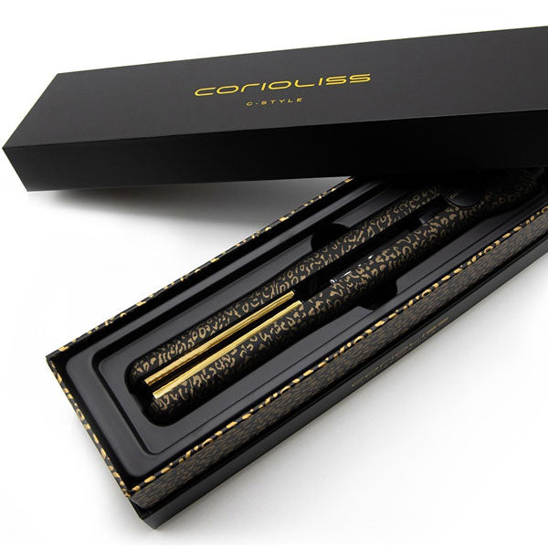 CORIOLISS C-STYLE PIASTRA CAPELLI SOFT TOUCH GOLD LEOPARD - Tre Pi Profumerie