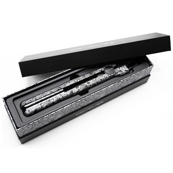 CORIOLISS C-STYLE PIASTRA CAPELLI SOFT TOUCH SILVER PAISLEY - Tre Pi Profumerie