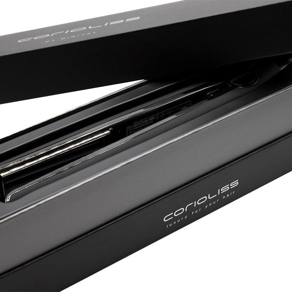 CORIOLISS C1 PIASTRA CAPELLI DIGITAL SOFT TOUCH BLACK - Tre Pi Profumerie