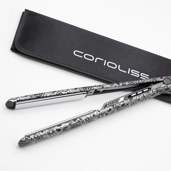 CORIOLISS C3 PIASTRA CAPELLI SOFT TOUCH SILVER PAISLEY - Tre Pi Profumerie