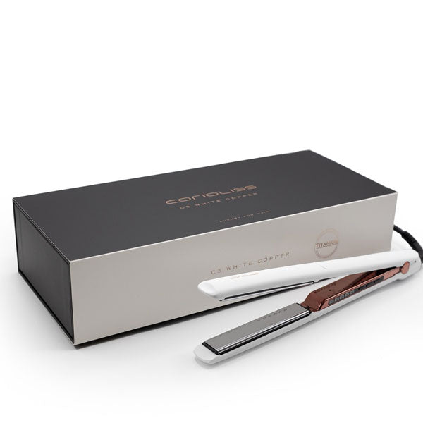 CORIOLISS C3 PIASTRA CAPELLI SOFT TOUCH WHITE COPPER - Tre Pi Profumerie