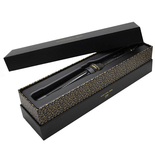 CORIOLISS FERRO CONICO ARRICCIACAPELLI GLAMOUR WAND GOLD LEOPARD - Tre Pi Profumerie