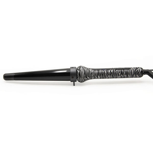 CORIOLISS FERRO CONICO ARRICCIACAPELLI GLAMOUR WAND SILVER ZEBRA - Tre Pi Profumerie