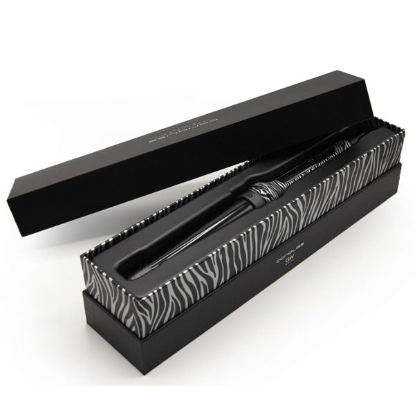 CORIOLISS FERRO CONICO ARRICCIACAPELLI GLAMOUR WAND SILVER ZEBRA - Tre Pi Profumerie