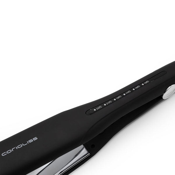 CORIOLISS PIASTRA THE WIDE BLACK SOFT TOUCH - Tre Pi Profumerie