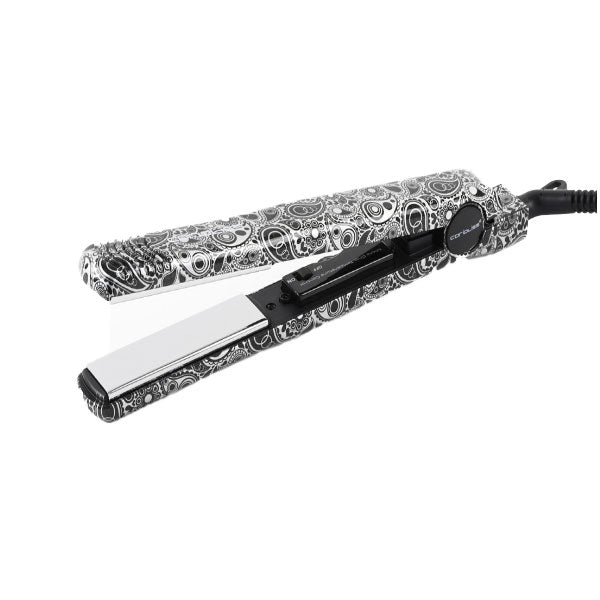 CORIOLISS PIASTRA CSTYLE TITANIUM SILVER PAISLEY STYLING IRON - Tre Pi Profumerie