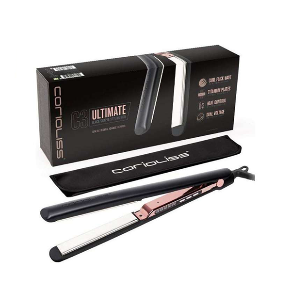 CORIOLISS PIASTRA C3 ULTIMATE BLACK/COPPER STYLING IRON - Tre Pi Profumerie