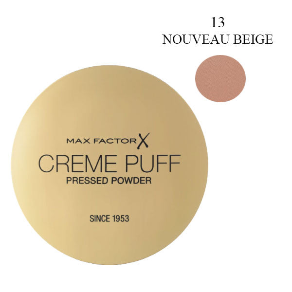 MAX FACTOR CREME PUFF POWDER COMPACT NOUVEAU BEIGE 13 - Tre Pi Profumerie