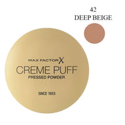 MAX FACTOR CREME PUFF POWDER COMPACT DEEP BEIGE 42 - Tre Pi Profumerie