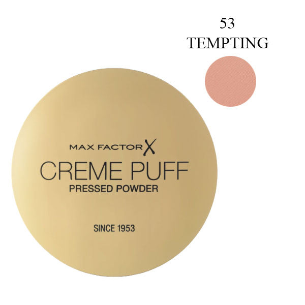 MAX FACTOR CREME PUFF POWDER COMPACT TEMPTNG TOUCH 53 - Tre Pi Profumerie