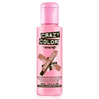 CRAZY COLOR SEMI-PERMANENT HAIR COLOR CREAM ROSE GOLD 73 - Tre Pi Profumerie