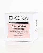 EIKONA CREMA VISO PELLISENSIBILI OLIO ROSA E ALOE VERA 50 ML - Tre Pi Profumerie