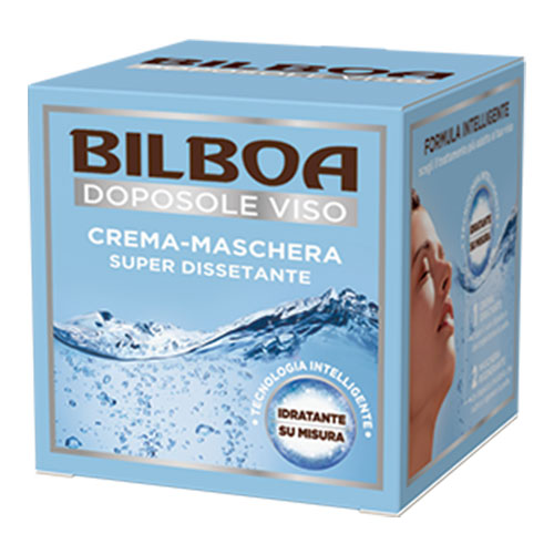 BILBOA DOPOSOLE VISO CREMA MASCHERA SUPER DISSETANTE 75 ML - Tre Pi Profumerie