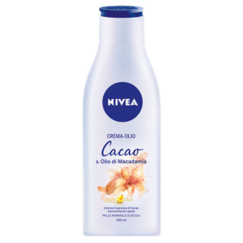 NIVEA CREMA OLIO CACAO E MACADAMIA PELLI NORMALI E SECCHE 200 ML - Tre Pi Profumerie