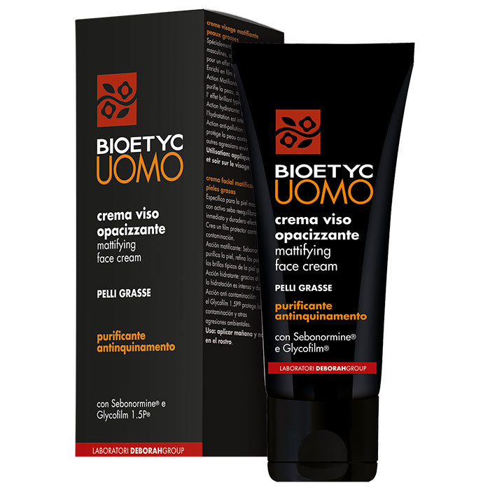 BIOETYC UOMO CREMA VISO PELLI GRASSE 50 ML - Tre Pi Profumerie