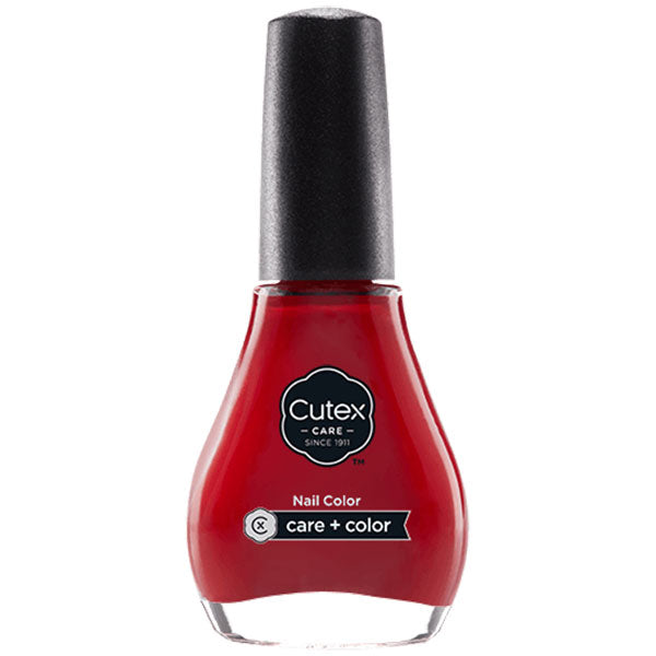 CUTEX CARE NAIL CARE + COLOR 190 LIPSTICK JUNGLE 13,6 ML - Tre Pi Profumerie