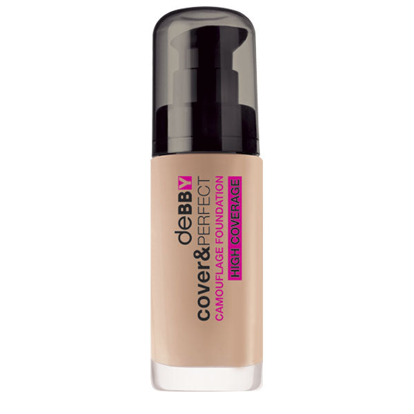 DEBBY COVER & PERFECT CAMOUFLAGE FOUNDATION LIGHT BEIGE 2,3 - Tre Pi Profumerie