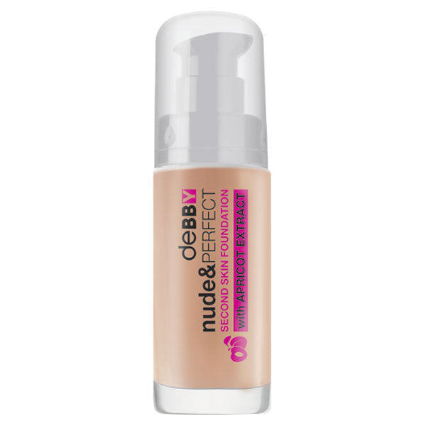DEBBY NUDE & PERFECT SECOND SKIN FOUNDATION NUDE ROSE 03 - Tre Pi Profumerie