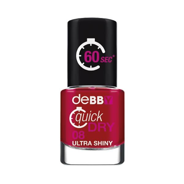 DEBBY QUICK DRY SMALTO ULTRA SHINY 08 - Tre Pi Profumerie