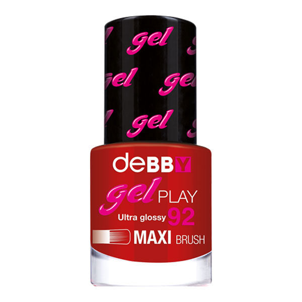 DEBBY SMALTO GEL PLAY ULTRA GLOSSY 92 MAXI BRUSH 7,5 ML - Tre Pi Profumerie