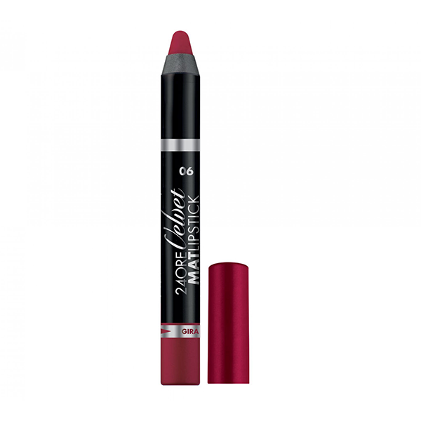 DEBORAH 24 ORE VELVET MAT LIPSTICK 06 - Tre Pi Profumerie