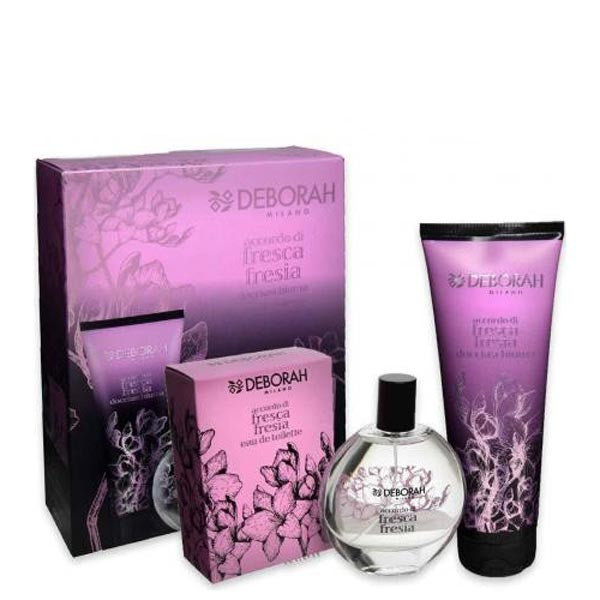 DEBORAH COFANETTO ACCORDO DI FRESCA FRESIA DOCCIASCHIUMA + EDT - Tre Pi Profumerie