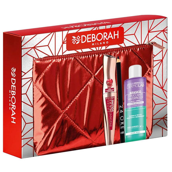 DEBORAH COFANETTO MASCARA + MATITA OCCHI + STRUCCANTE BIFASICO - Tre Pi Profumerie