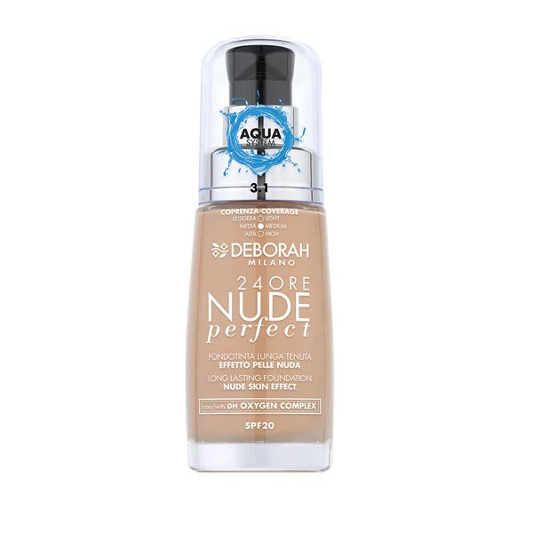 DEBORAH FONDOTINTA 24H NUDE PERFECT 3.1 - Tre Pi Profumerie