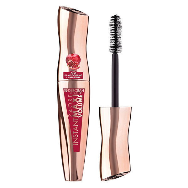 DEBORAH MASCARA 24ORE INSTANT MAXI VOLUME MELOGRANO BLACK - Tre Pi Profumerie