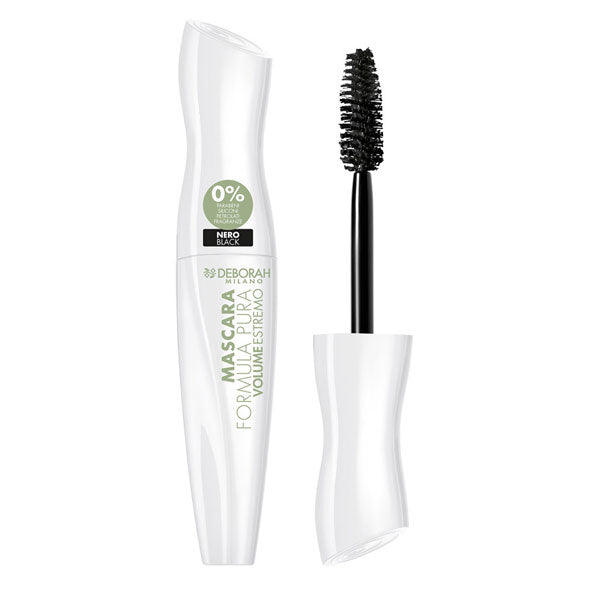 DEBORAH MASCARA VOLUME FORMULA PURA 0% NERA + DISCHETTI - Tre Pi Profumerie