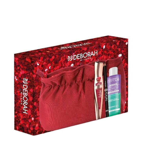DEBORAH POCHETTE MASCARA + MATITA OCCHI + STRUCCANTE N 1 - Tre Pi Profumerie
