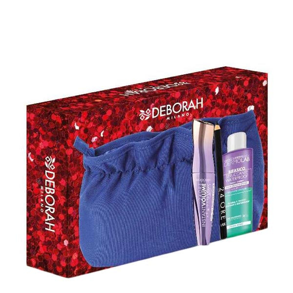DEBORAH POCHETTE MASCARA + MATITA OCCHI + STRUCCANTE N 2 - Tre Pi Profumerie