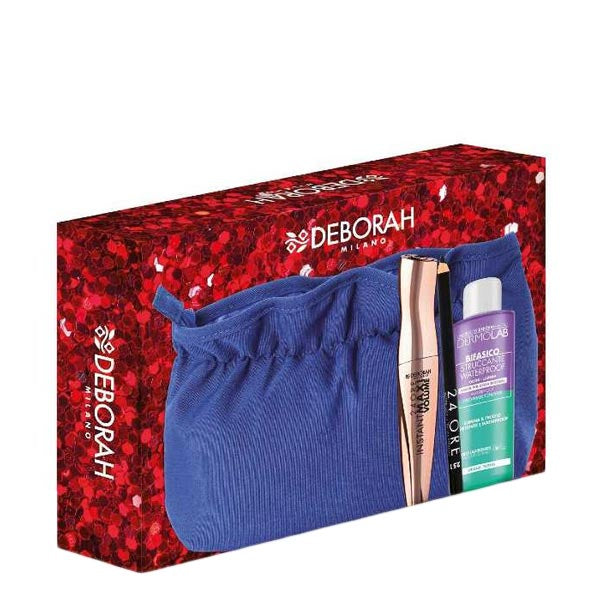DEBORAH POCHETTE MASCARA + MATITA OCCHI + STRUCCANTE N 3 - Tre Pi Profumerie
