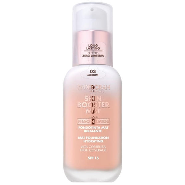 DEBORAH SKIN BOOSTER MAT FONDOTINTA IN SIERO 03 MEDIUM - Tre Pi Profumerie