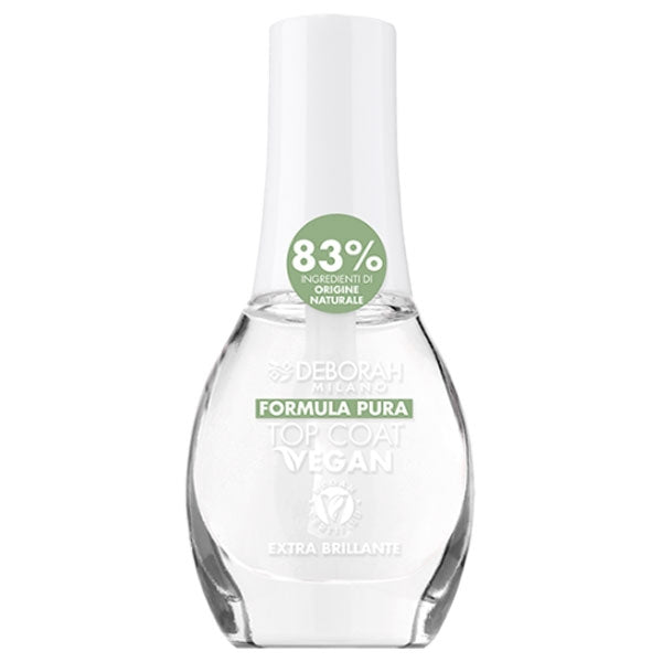 DEBORAH SMALTO FORMULA PURA VEGAN EXTRA BRILLANTE TOP COAT 00 - Tre Pi Profumerie
