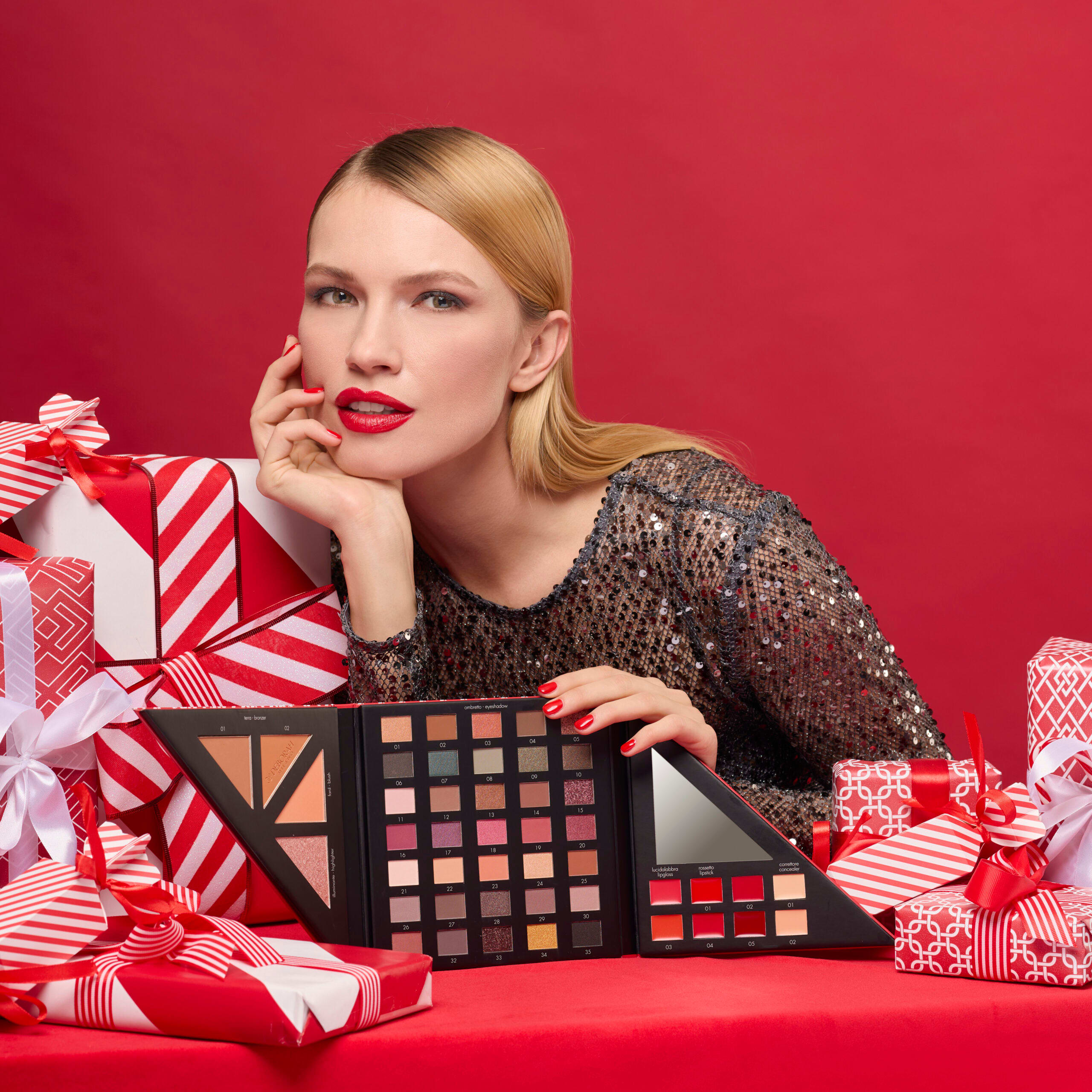 DEBORAH TROUSSE CADEAU BEAUTÉ N°3 TONS CHAUDS