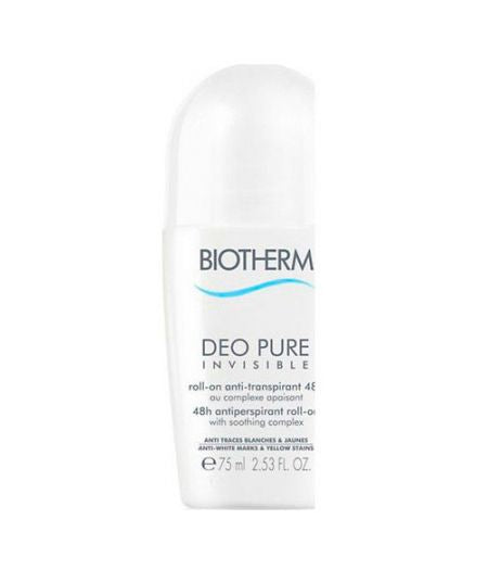 BIOTHERM DEO PURE INVISIBLE 48H ROLLON 75 ML - Tre Pi Profumerie