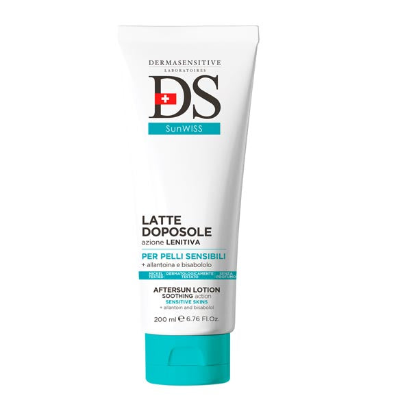 DERMASENSITIVE SUNWISS LATTE DOPOSOLE 200 ML - Tre Pi Profumerie